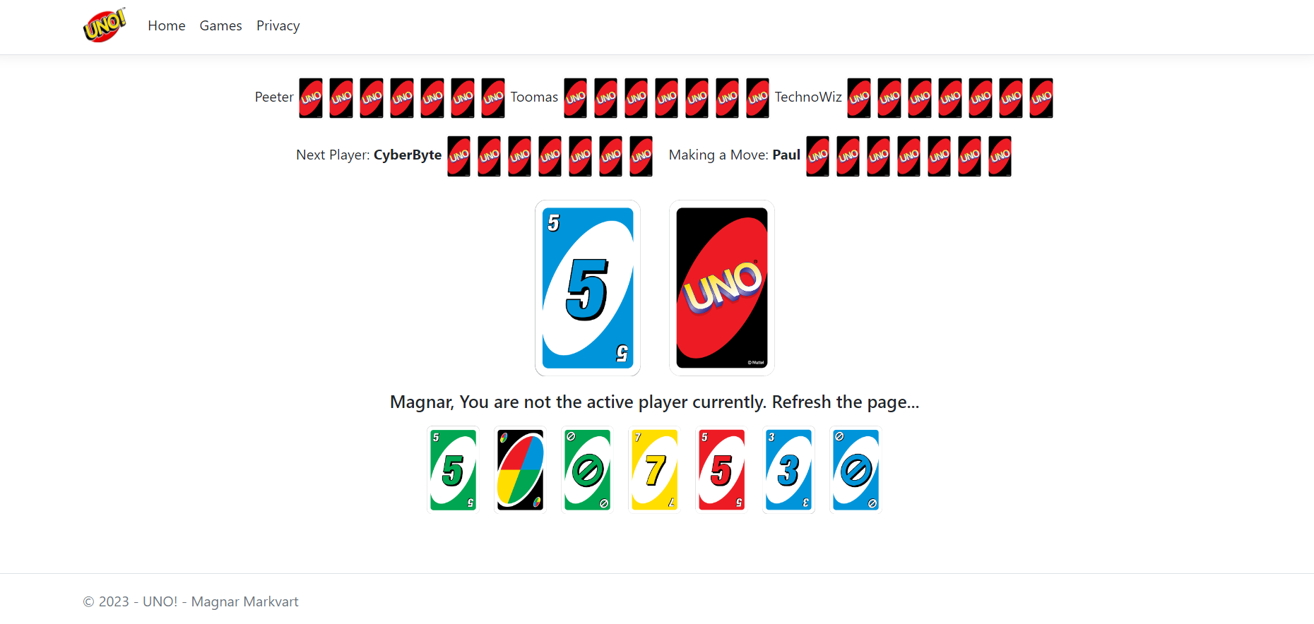 UNO School Project
